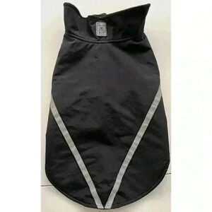 Black and Grey RC Pets Dog Coat  Lined with Fleece Size Small